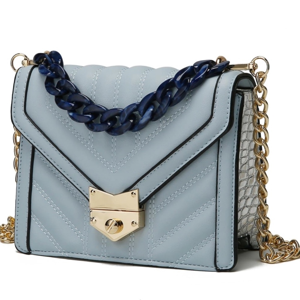 NWT MKF Crossbody Blue Bag NEW